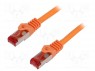 Patch cord; S/FTP; 6; ; Cu; LSZH; ; 1,5; 27AWG