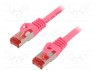 Patch cord; S/FTP; 6; ; Cu; LSZH; ; 1,5; 27AWG