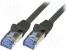 Patch cord; S/FTP; 6a; ; Cu; LSZH; ; 0,25; 26AWG