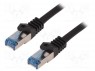 Patch cord; S/FTP; 6a; ; Cu; LSZH; ; 15; 27AWG