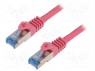 Patch cord; S/FTP; 6a; ; Cu; LSZH; ; 1,5; 26AWG