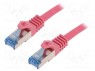 Patch cord; S/FTP; 6a; ; Cu; LSZH; ; 2; 26AWG