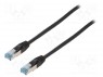 Patch cord; S/FTP; 6a; ; Cu; PUR; ; 30; 27AWG; IP20