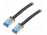 Patch cord; S/FTP; 6a; ; Cu; PE; ; 3; 26AWG