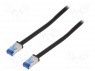 Patch cord; S/FTP; 6a; ; Cu; PE; ; 40; 26AWG