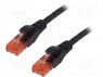 Patch cord; U/UTP; 6; ; CCA; ; ; 0,5; 26AWG