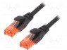 Patch cord; U/UTP; 6; ; Cu; LSZH; ; 5; 26AWG