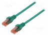 Patch cord; U/UTP; 6; ; Cu; LSZH; ; 10; 26AWG