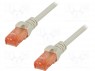 Patch cord; U/UTP; 6; ; Cu; LSZH; ; 25; 26AWG