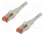 Patch cord; S/FTP; 6; ; Cu; LSZH; ; 0,5; 27AWG