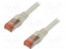 Patch cord; S/FTP; 6; ; Cu; LSZH; ; 2; 27AWG