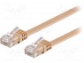 Patch cord; U/UTP; 6; ; Cu; ; -; 32AWG