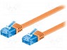 Patch cord; U/UTP; 6a; ; Cu; ; ; 32AWG