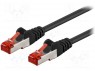 Patch cord; S/FTP; 6; ; CCA; ; ; 0,25; 27AWG