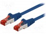 Patch cord; S/FTP; 6; ; CCA; ; ; 0,5; 27AWG