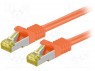 Patch cord; S/FTP; 6a; ; Cu; LSZH; ; 0,25; 26AWG