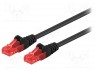 Patch cord; U/UTP; 6; ; CCA; ; ; 0,25; 24AWG