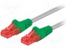 Patch cord; U/UTP; 6; ; CCA; ; -; 0,25