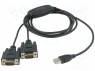  USB-RS232; D-Sub 9pin  x2, USB A; 1,5