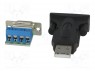  USB-RS485; D-Sub 9pin , USB A; 0,8; 