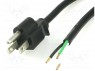 ;  NEMA 5-15 (B),; 2; ; ; 3x18AWG; 10