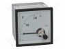 Meter: panel; analogue; 0÷250V; True RMS; Class: 1,5; 45÷65Hz; IP52