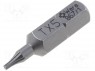 ; Torx®; TX05; : 25; : 1/4" (C6,3)