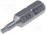 ; Torx®; TX08; : 25; : 1/4" (C6,3)