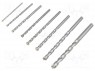 Drill set; for stone,for wall,brick type materials; metal