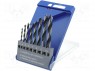 Drill set; wood; steel; Pcs: 8