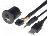  USB / AUX;  USB A, Jack 3,5 4pin; 0,9