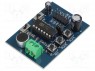 Module: audio; sound recorder; 3÷5VDC; IC: ISD1820; pin strips